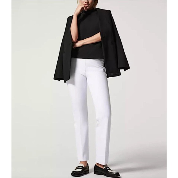 SPANX Pants - Spanx On-the-Go Kick Flare PullOn Pant White Stretch TALL Sz L NWT 28” Inseam